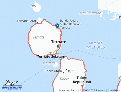 MICHELIN Tanah Raja map - ViaMichelin
