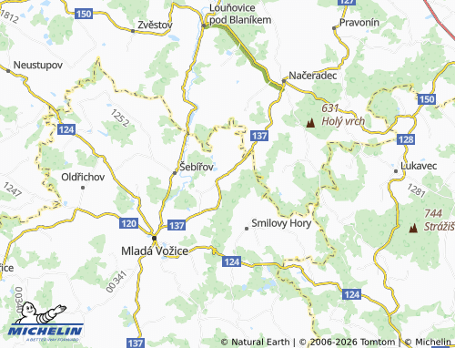 Kaart MICHELIN Vilice - ViaMichelin