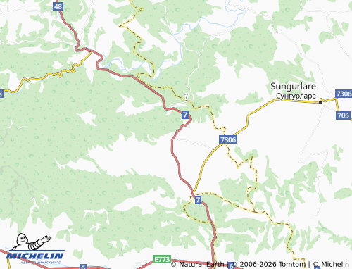 MICHELIN Mokren map - ViaMichelin