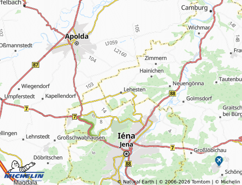 Mappa MICHELIN Lehesten - ViaMichelin