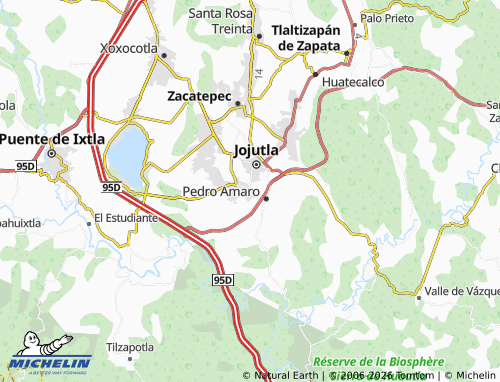 Mapa MICHELIN Centro Tlatenchi - ViaMichelin