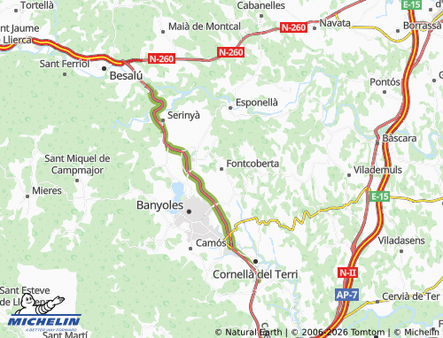 Mapa MICHELIN Fontcoberta - ViaMichelin