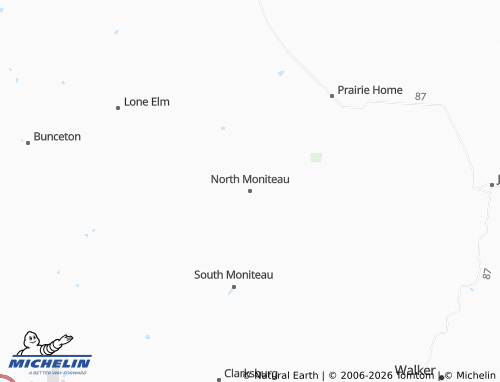 Mapa MICHELIN North Moniteau - ViaMichelin