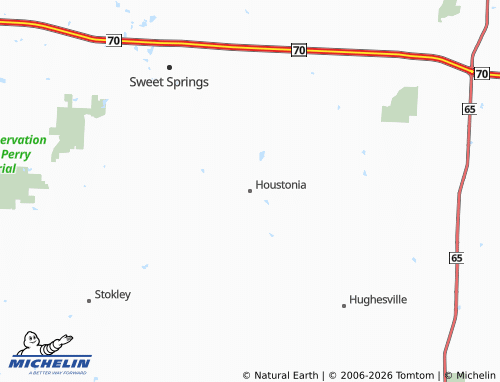Mapa MICHELIN Houstonia - ViaMichelin