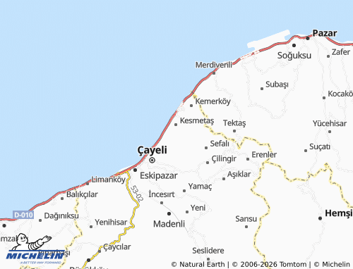 Mapa MICHELIN Küçüktaşhane - ViaMichelin