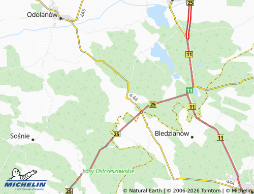 Carte MICHELIN Czarnylas - ViaMichelin