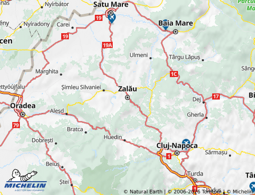 Mappa MICHELIN Sălaj - ViaMichelin