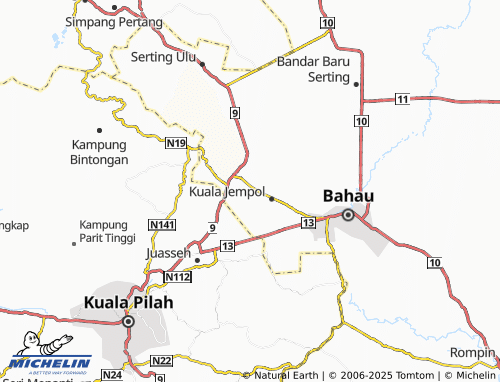 MICHELIN-Landkarte Kampung Tengah - ViaMichelin