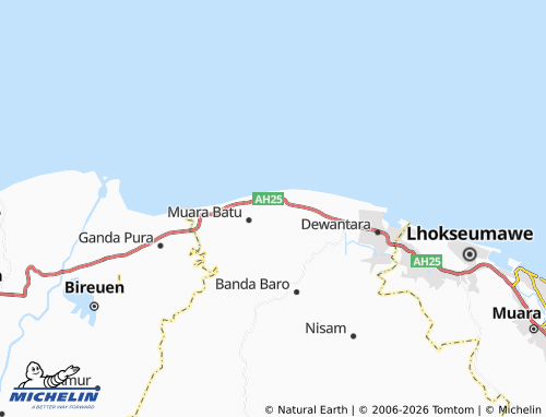 Mappa MICHELIN Ulee Madon - ViaMichelin