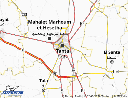 Carte MICHELIN Muhammad Abd al-'Al - ViaMichelin