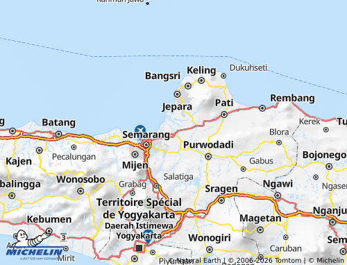 Carte MICHELIN Demak - ViaMichelin