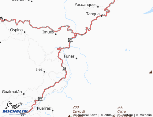 MICHELIN Funes map - ViaMichelin