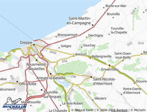 Mapa MICHELIN Ancourt - ViaMichelin
