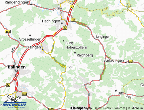 MICHELIN-Landkarte Dagersbrunnen - ViaMichelin