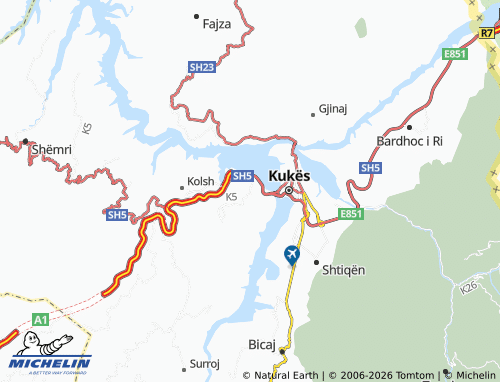 Mapa MICHELIN Myç-Mamëz - ViaMichelin
