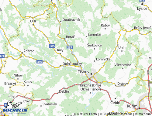 Mappa MICHELIN Štěpánovice - ViaMichelin