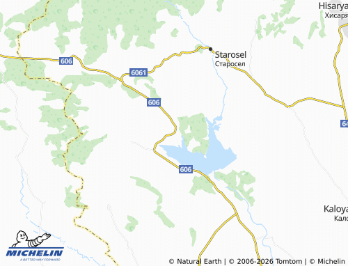 Mapa MICHELIN Belovitsa - ViaMichelin