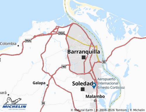 Carte MICHELIN Ciudad Modesto - ViaMichelin