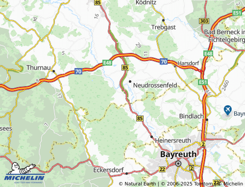 MICHELIN Muckenreuth map - ViaMichelin