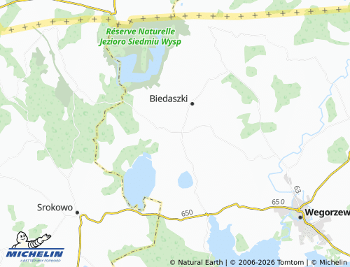 MICHELIN Dąbrówka Mała map - ViaMichelin