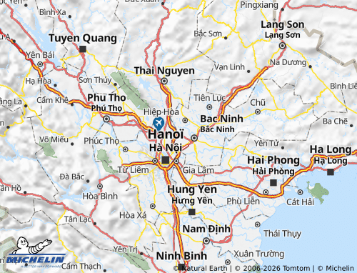 Mapa MICHELIN Yên Phong - ViaMichelin