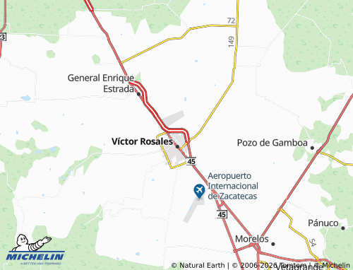 MICHELIN-Landkarte El Pueblito - ViaMichelin