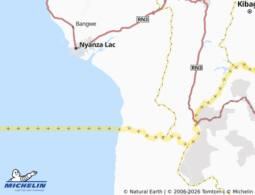 MICHELIN Kabonga map - ViaMichelin