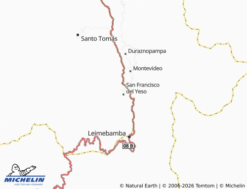MICHELIN San Francisco del Yeso map - ViaMichelin