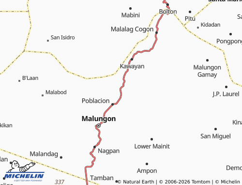 Mappa MICHELIN Banate - ViaMichelin