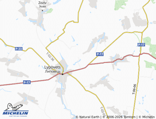 Mappa MICHELIN Vikentiivka - ViaMichelin