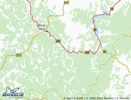 Mapa MICHELIN Lepenac - ViaMichelin