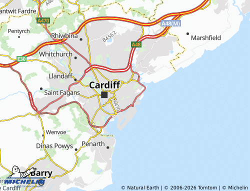 Mappa MICHELIN Splott - ViaMichelin