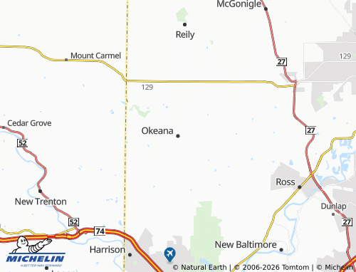 Mapa MICHELIN Okeana - ViaMichelin