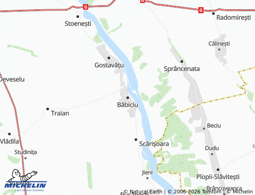 MICHELIN-Landkarte Băbiciu - ViaMichelin