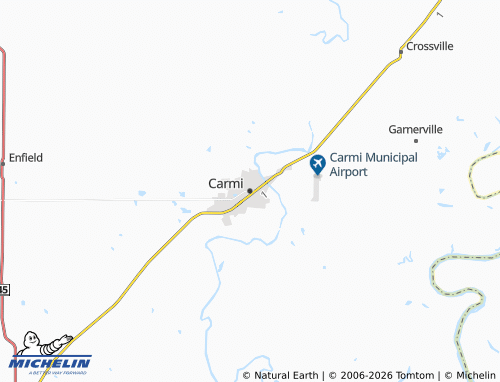 Mapa MICHELIN Carmi - ViaMichelin