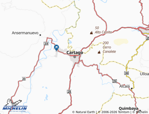 Carte MICHELIN El Palatino - ViaMichelin