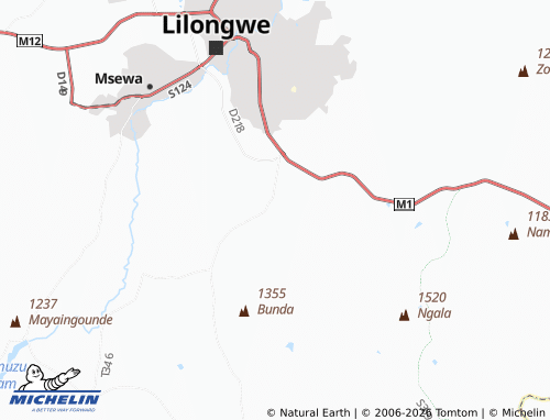 MICHELIN Tsalendewa map - ViaMichelin