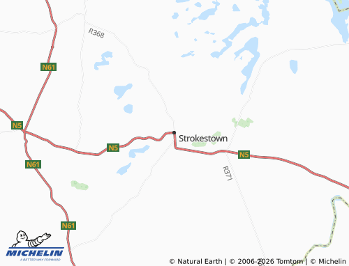 MICHELIN Strokestown map - ViaMichelin