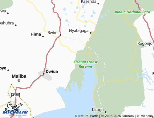 Mapa MICHELIN Rugendabara - ViaMichelin