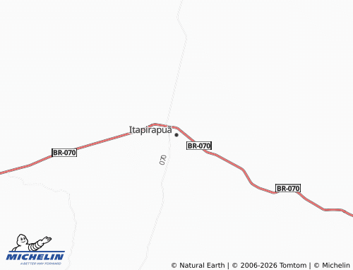 Carte MICHELIN Itapirapuã - ViaMichelin