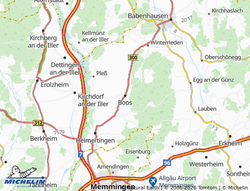 Mappa MICHELIN Boos - ViaMichelin
