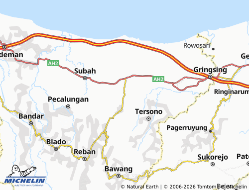 Carte MICHELIN Pungangan - ViaMichelin