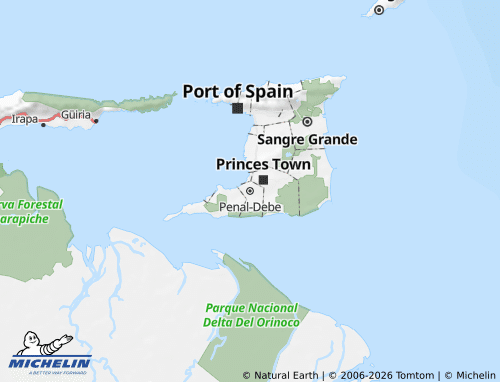 Carte MICHELIN Penal-Debe - ViaMichelin