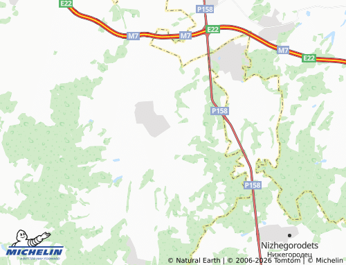 MICHELIN-Landkarte Kamenki SNT - ViaMichelin
