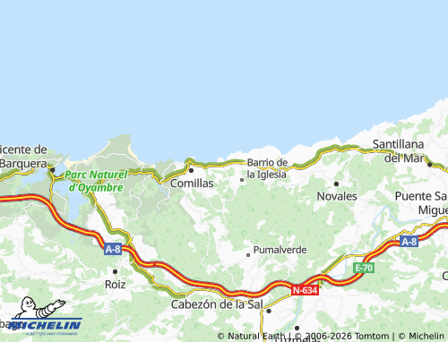 Carte MICHELIN Concha - ViaMichelin
