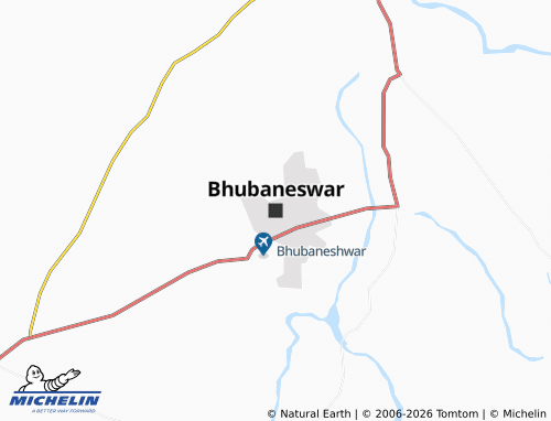 Mapa MICHELIN Bhubaneswar - ViaMichelin