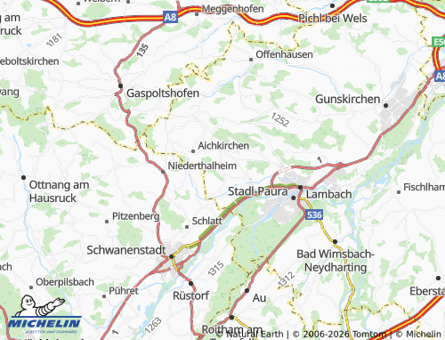 MICHELIN Neukirchen bei Lambach map - ViaMichelin