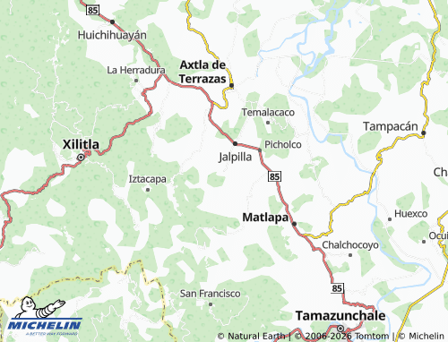 Mapa MICHELIN Tenexio - ViaMichelin