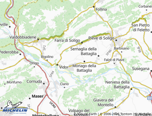 Mappa MICHELIN Mosnigo - ViaMichelin