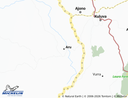 Mappa MICHELIN Aru - ViaMichelin